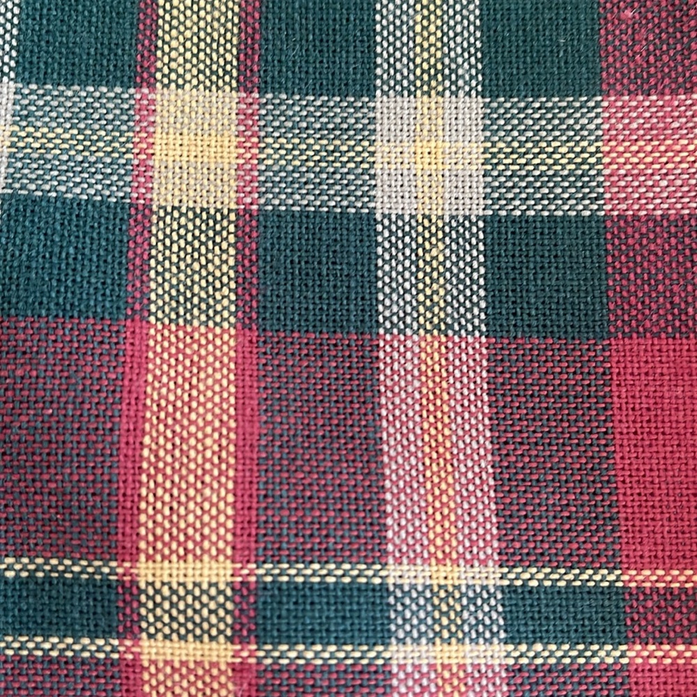 Decorator Fabric Plaid Patterned/ 2 yds, 6 in. 52 in wide